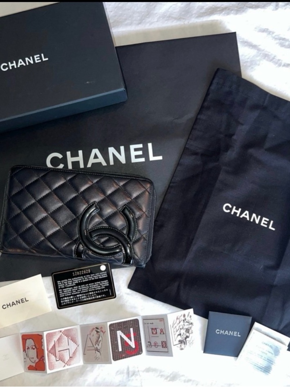 CHANEL Cambon Quilted Zip-Around Organizer/Wallet - Picture 2 of 11